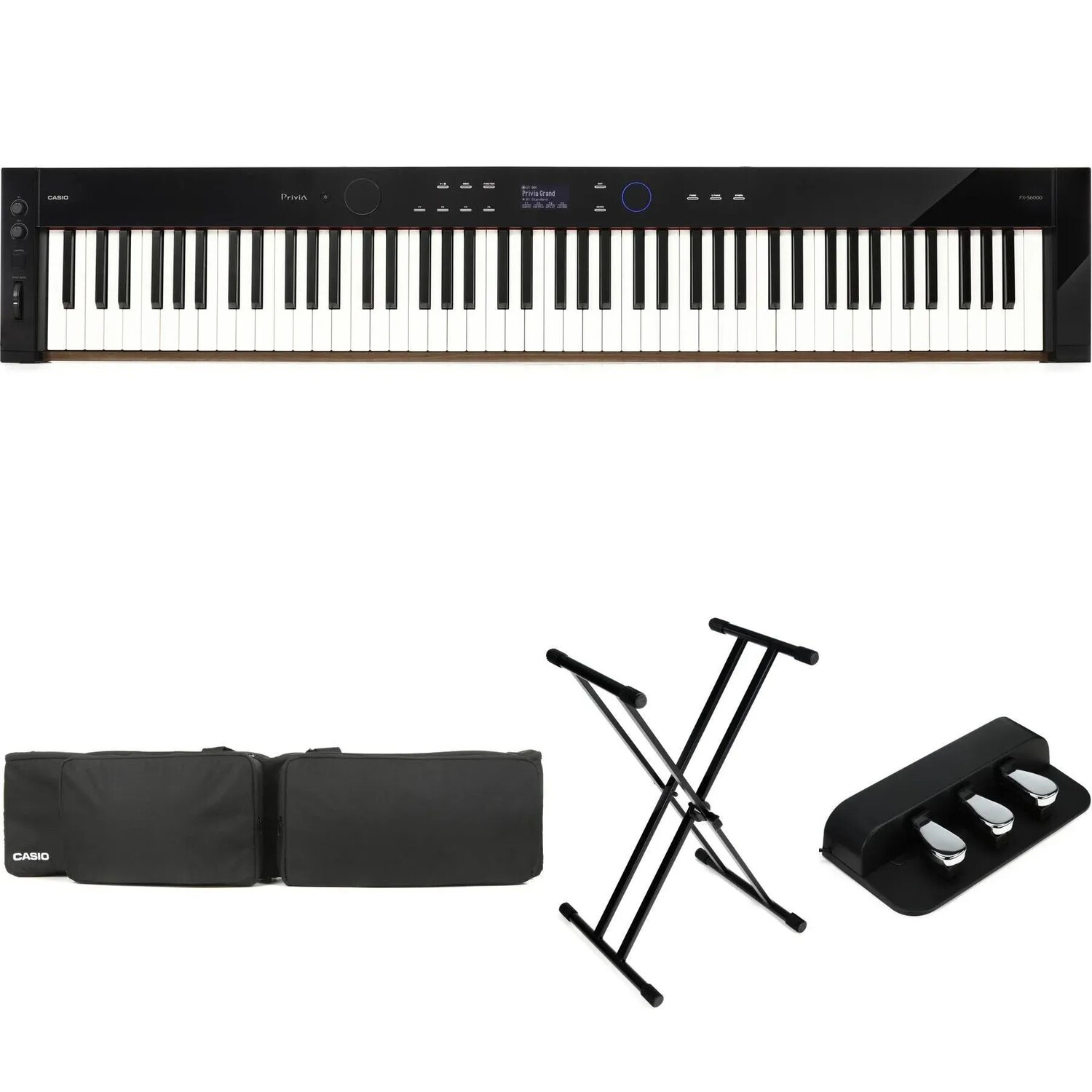 

Комплект цифрового пианино Casio Privia PX-S6000 — черный