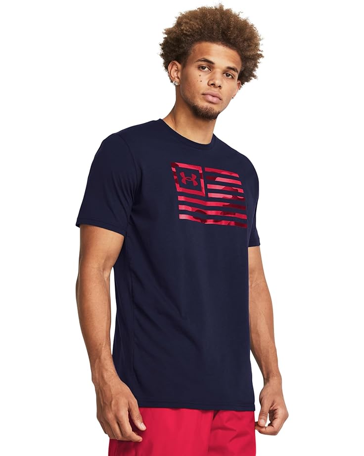 

Футболка Under Armour Freedom Flag Printed, цвет Midnight Navy/Red