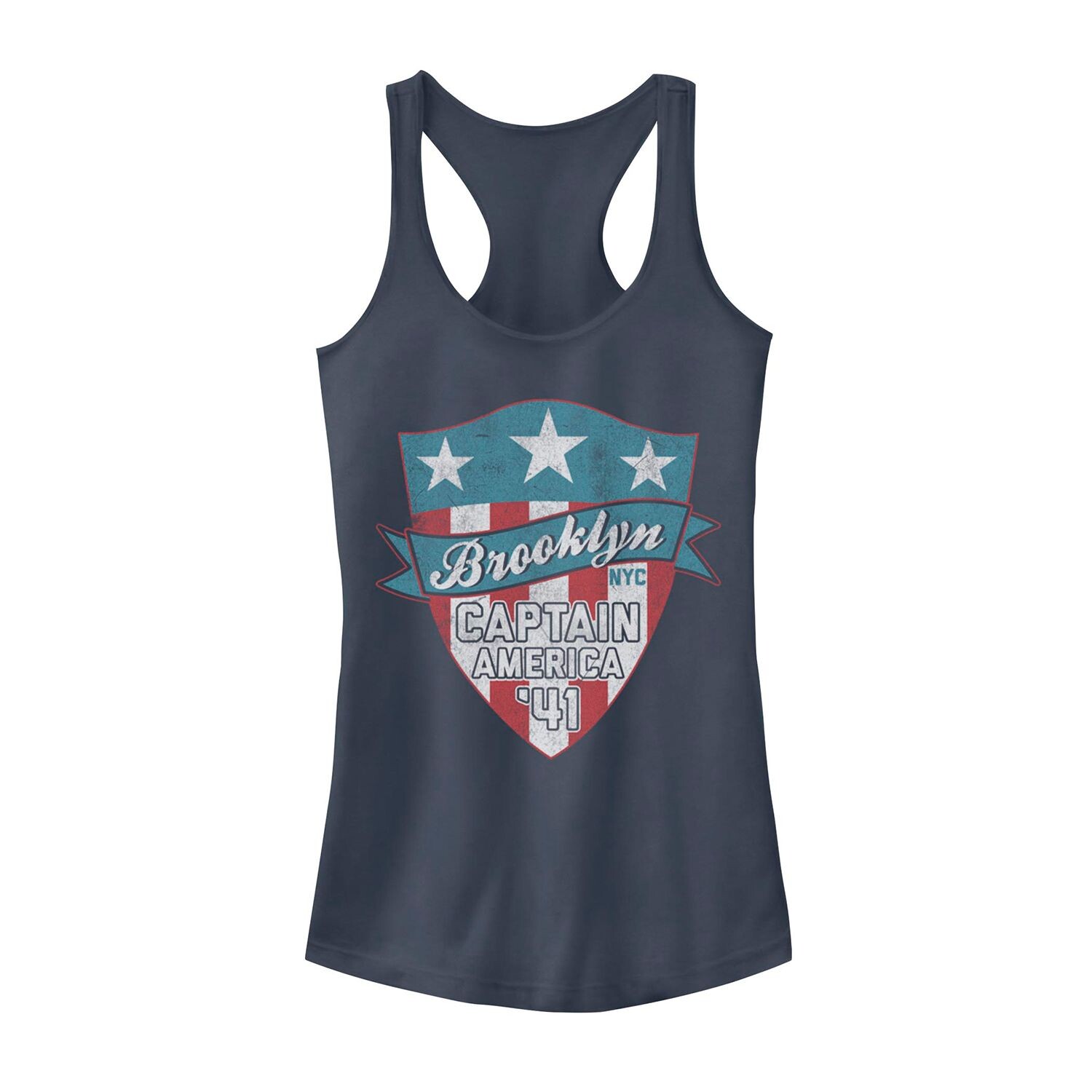 

Майка с логотипом Marvel Captain America Brooklyn Shield для юниоров Licensed Character