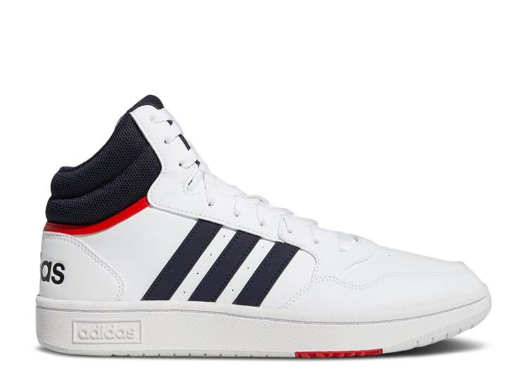 

Кроссовки Adidas HOOPS 3.0 MID 'WHITE VIVID RED', белый