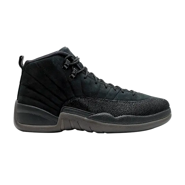 

Кроссовки Air Jordan OVO x Air Jordan 12 Retro 'Black' Sample, черный