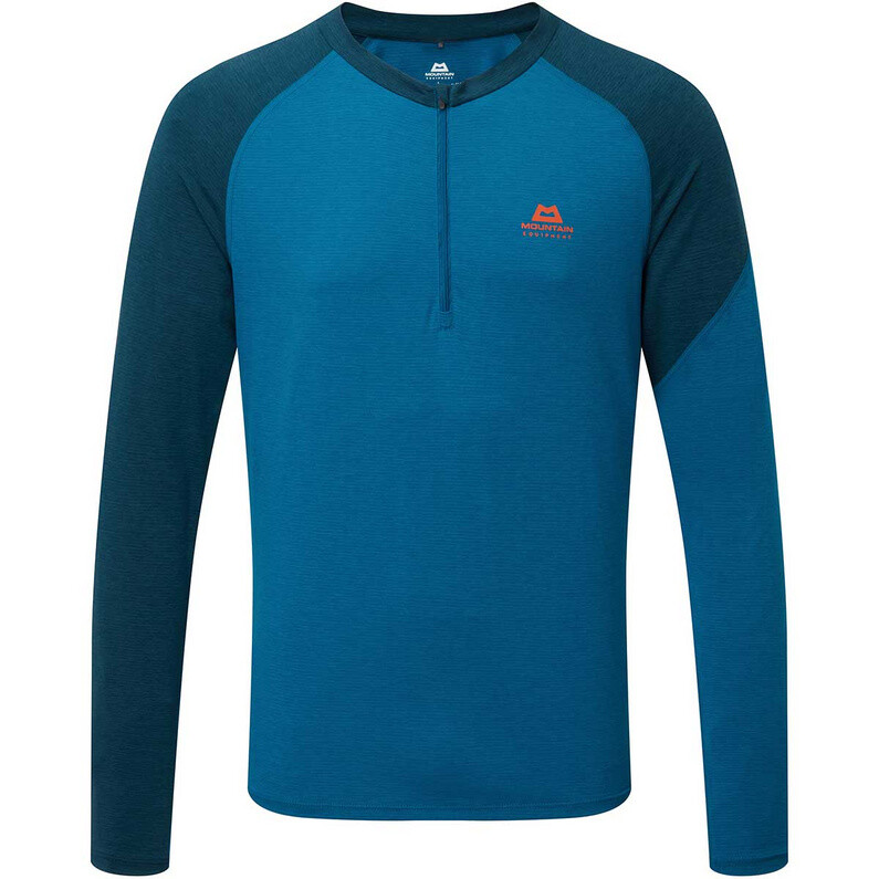 

Мужская рубашка Nava на молнии с длинным рукавом Mountain Equipment, синий
