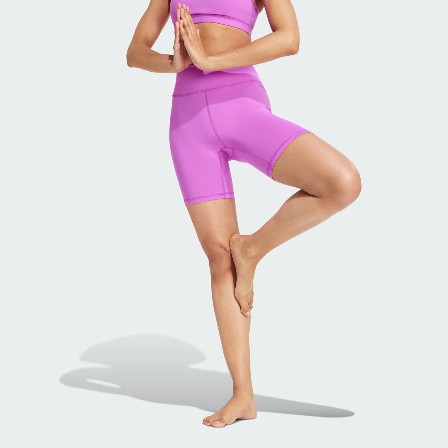 

Короткие леггинсы All Me Essentials длиной 7 дюймов Adidas, цвет Purple Burst