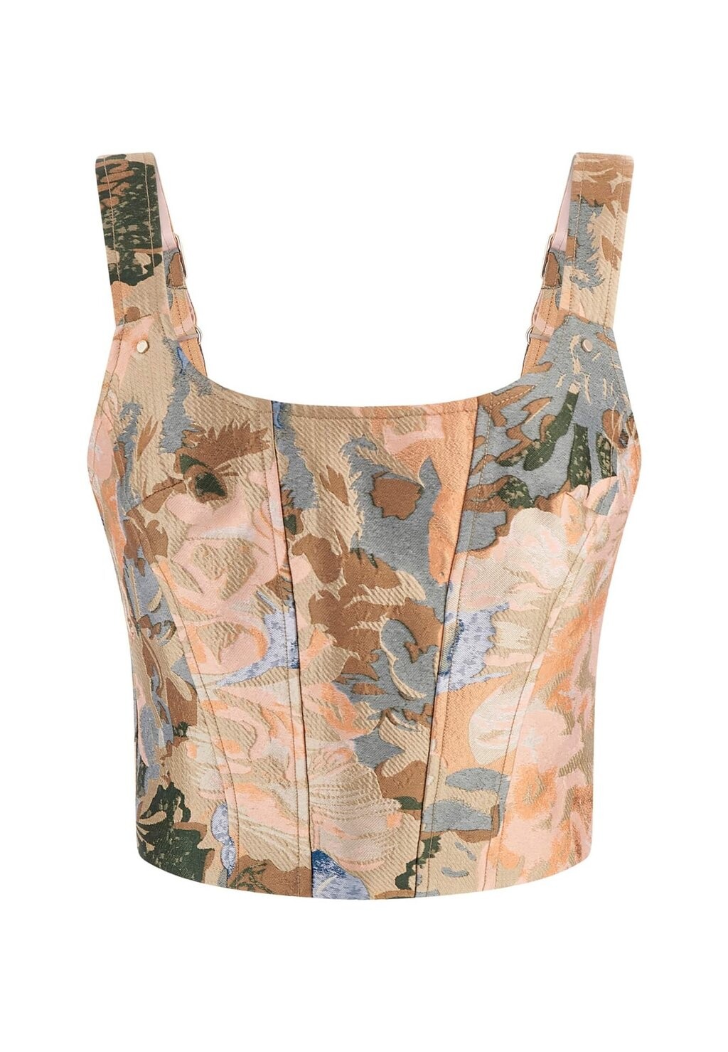 

Топ JACQUARD Guess, синий