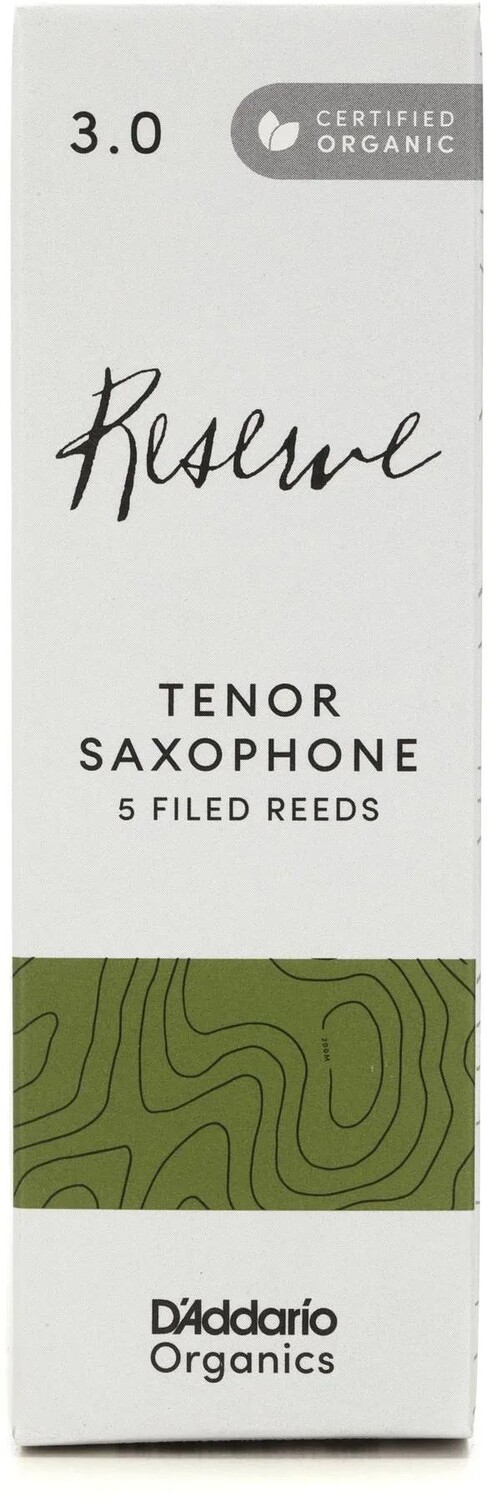 

Трости для тенор-саксофона D'Addario Organics Reserve — 3,0 (5 шт.)