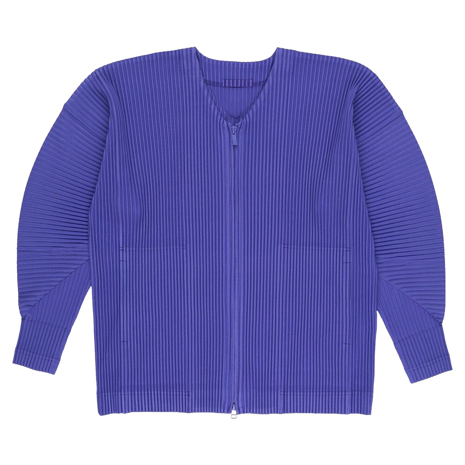 

Homme Plissé Issey Miyake MC Сентябрьский кардиган на молнии Viola Violet
