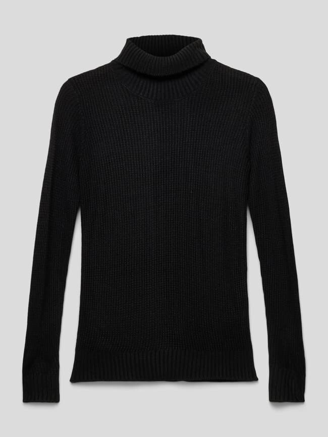 

Вязаный свитер с водолазкой модель "JORKYLE" Jack & Jones, черный
