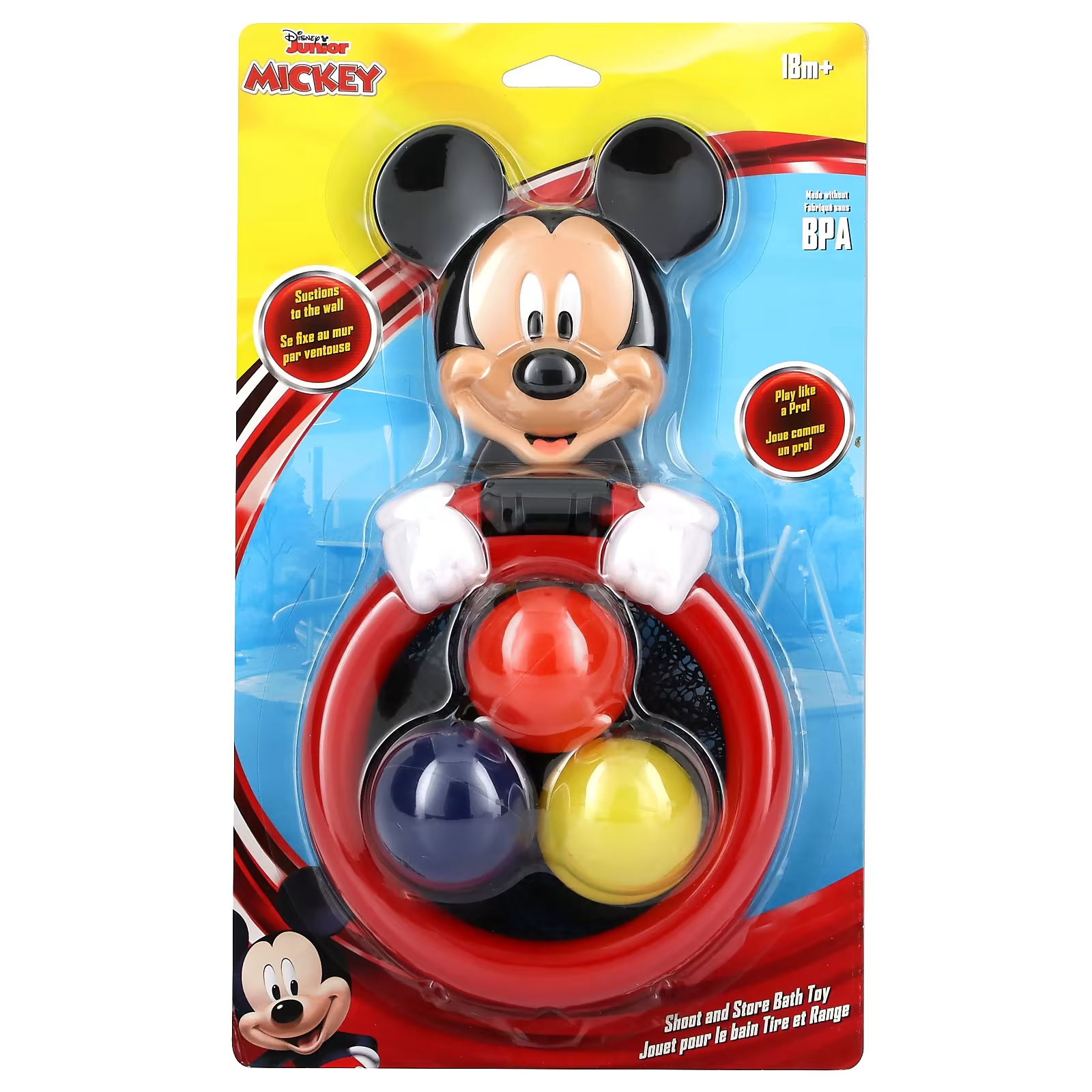 Игрушка для ванной The First Years Disney Junior Mickey Shoot and Store клуб микки мауса смотри куда прыгаешь мультколлекция
