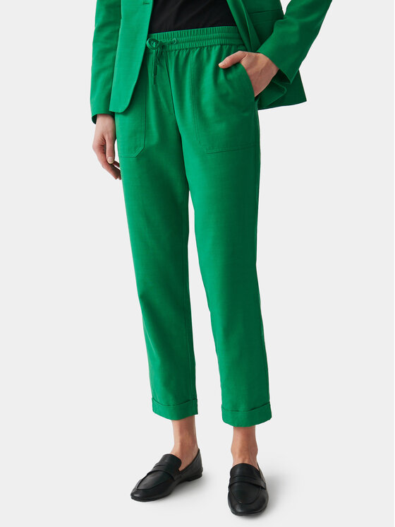Тканевые брюки стандартного кроя Tatuum, зеленый