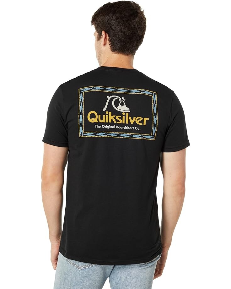 

Футболка Quiksilver Tribal Fuzz Framed Short Sleeve Tee, черный