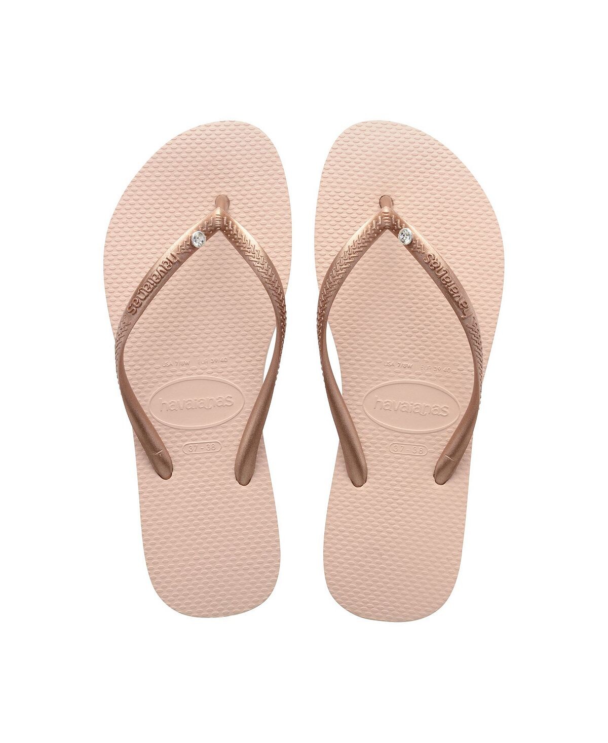 

Женские узкие шлепанцы Swarovski Crystal II Havaianas