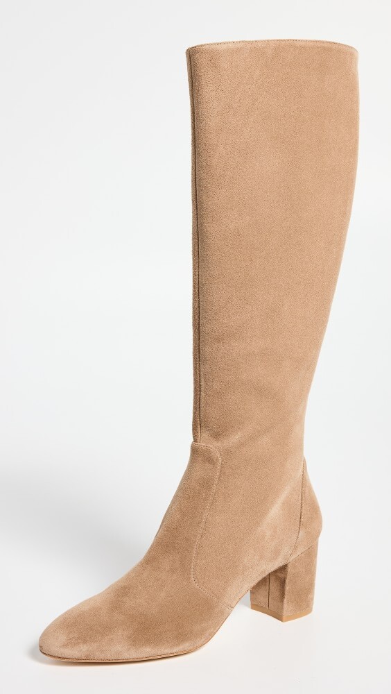 

Ботинки Stuart Weitzman Yuliana 60 Knee-High Zip, хаки