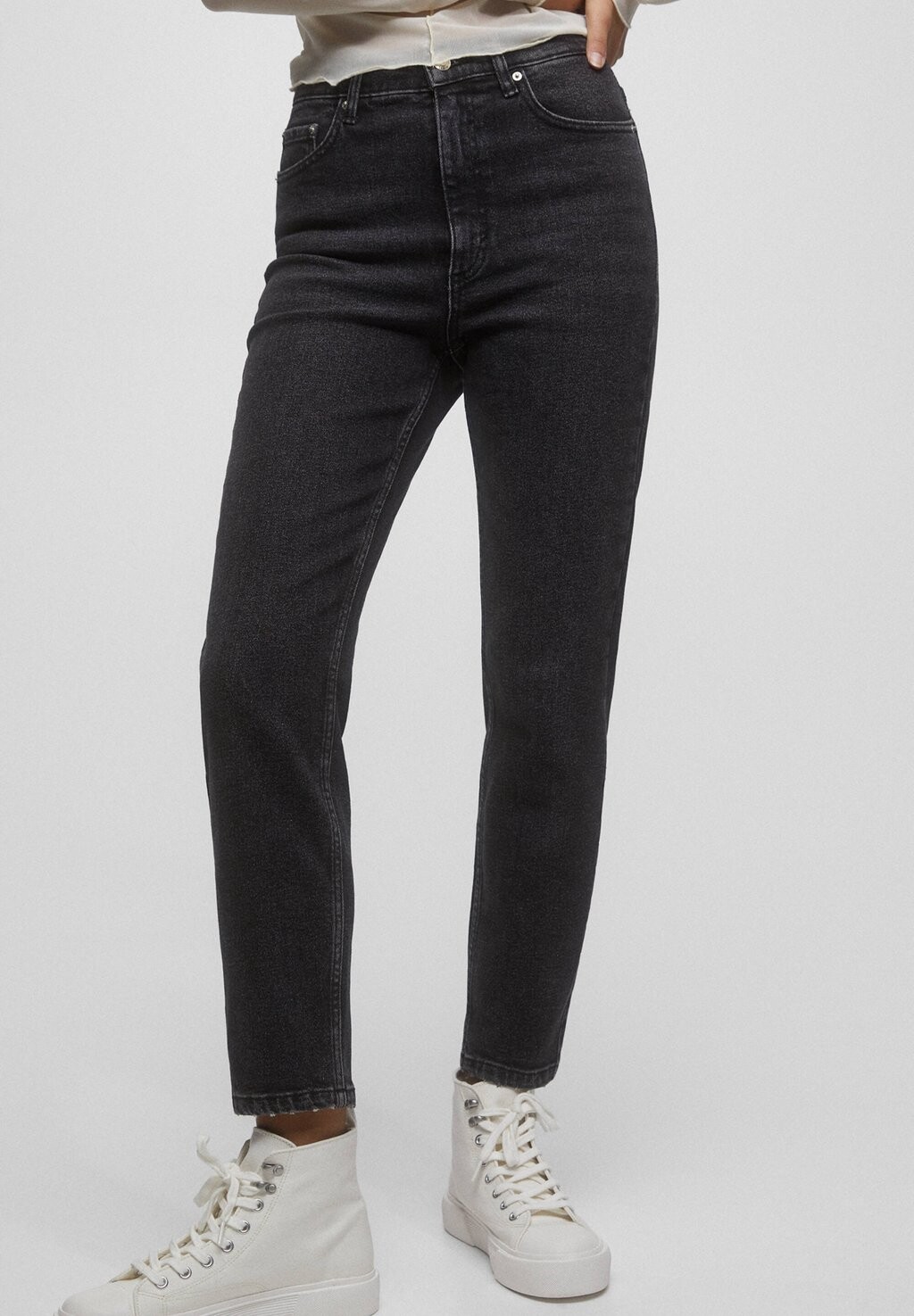 

Джинсы облегающего кроя PULL&BEAR, черный
