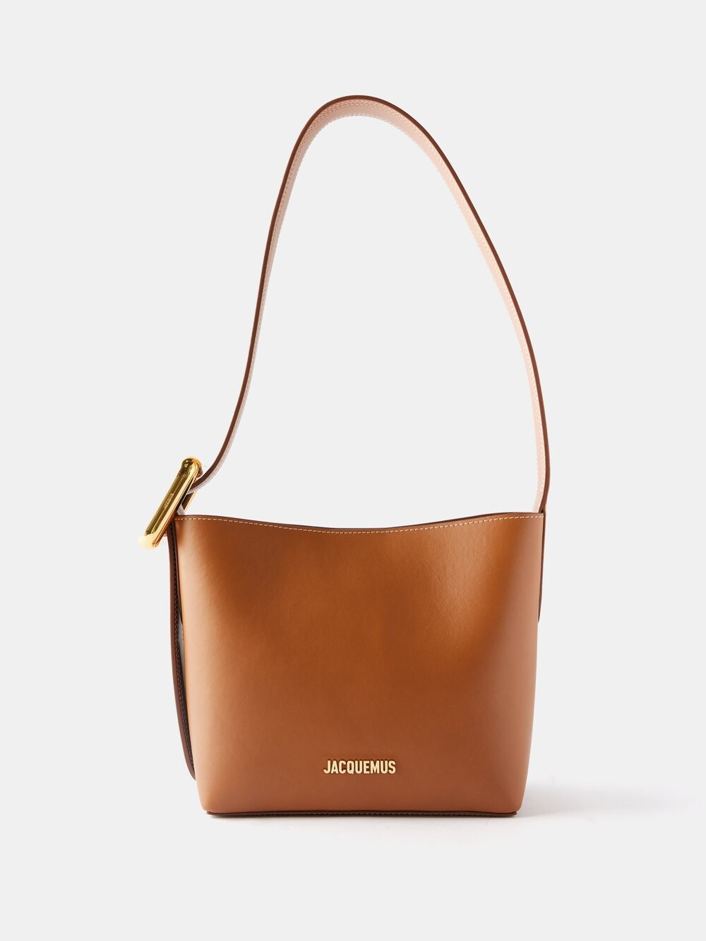

Маленькая кожаная сумка-тоут regalo Jacquemus, коричневый