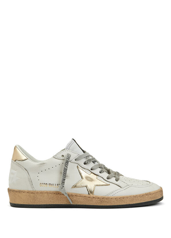 

Женские кожаные кроссовки Ballstar Golden Goose, белый