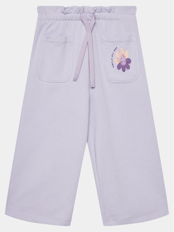 Укороченные брюки United Colors Of Benetton, фиолетовый