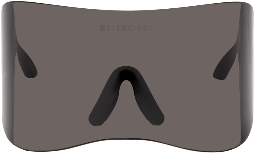 

Прямоугольные солнцезащитные очки Black Mask Balenciaga
