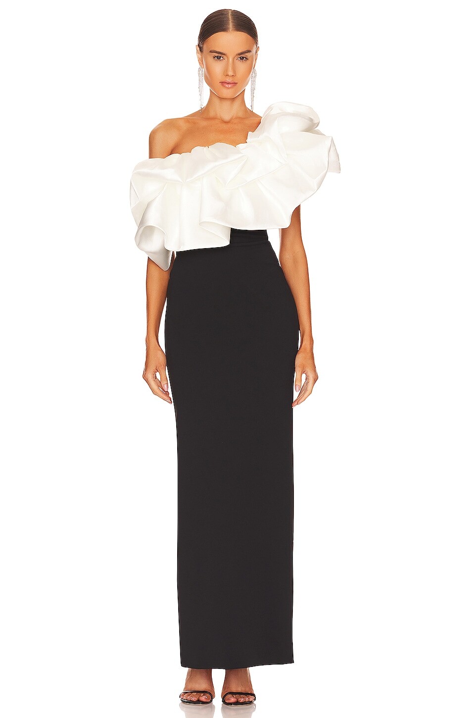 

Платье макси SOLACE London Ellis, цвет Cream & Black