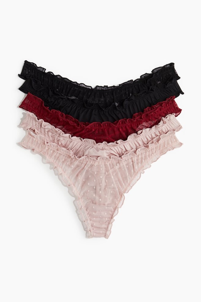 

5 упаковок стрингов H&M, розовый
