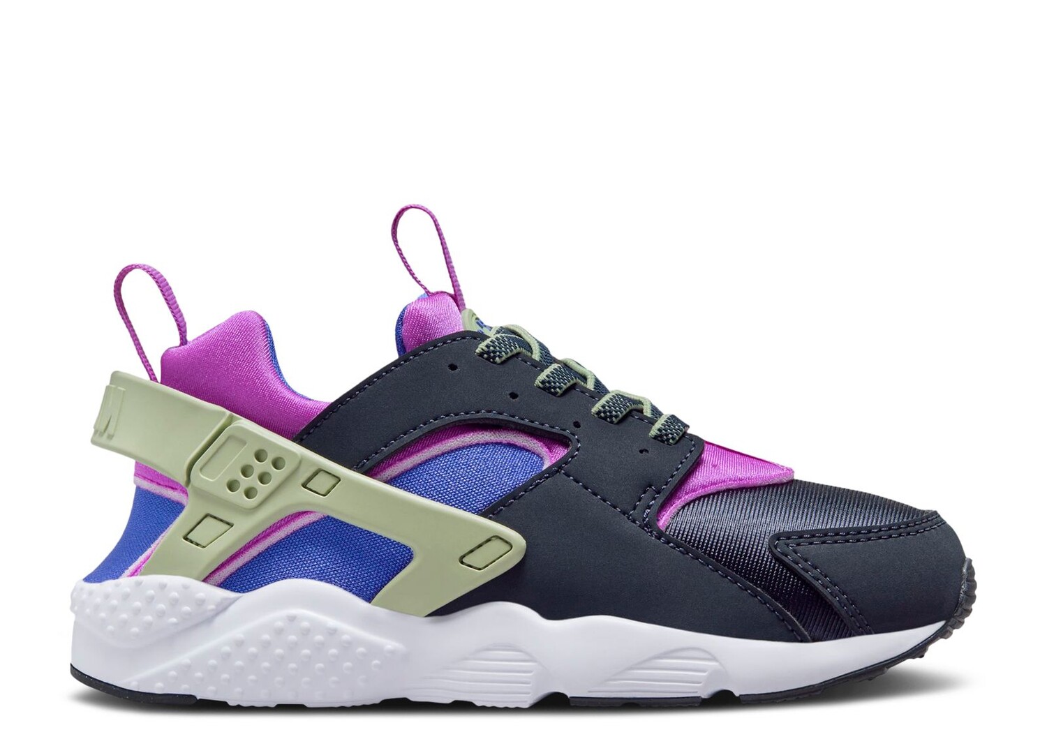 

Кроссовки Nike Huarache Run 2.0 Ps 'Obsidian Fuchsia Honeydew', синий