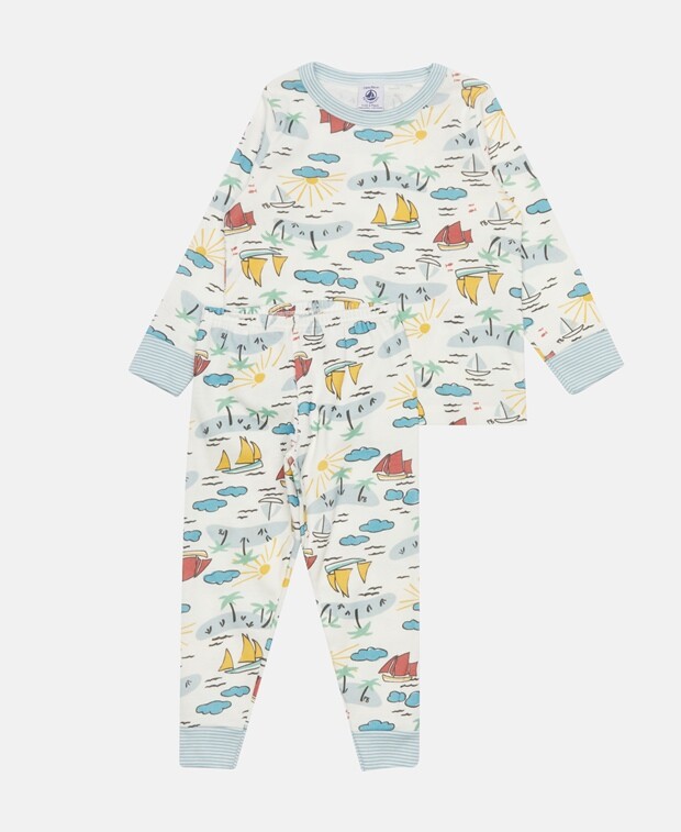 

Пижама Petit Bateau, светло-синий