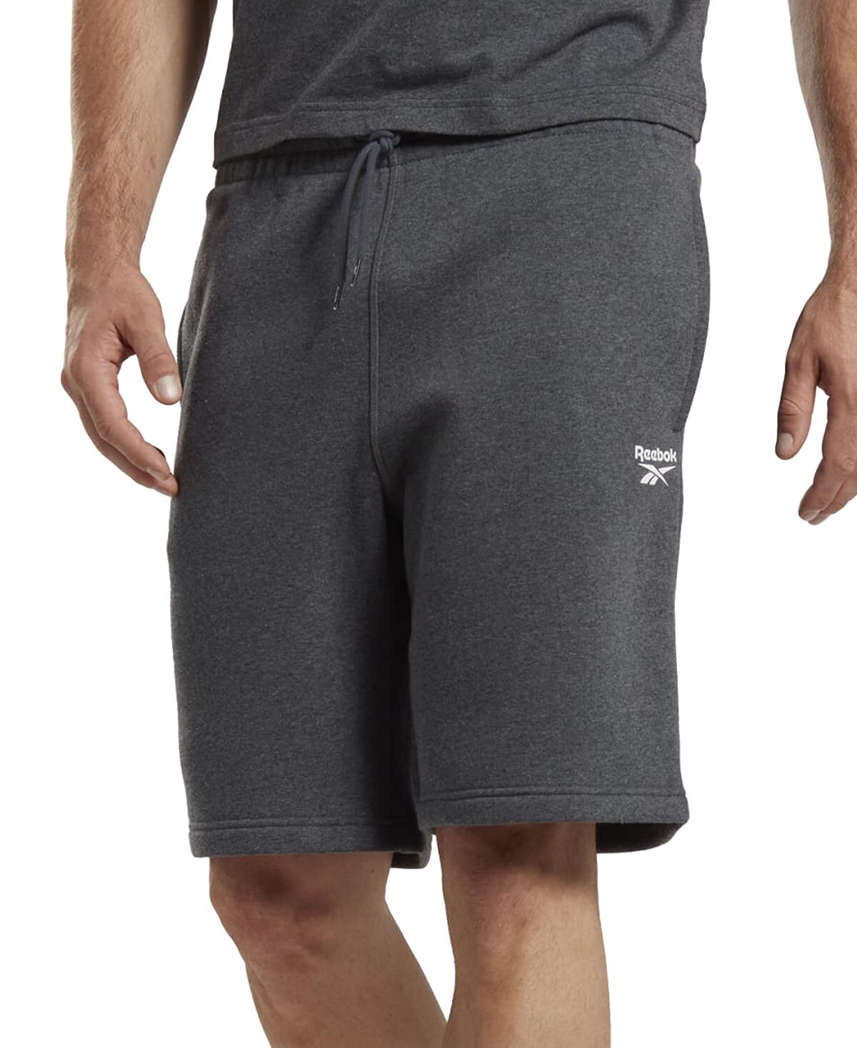 Мужские спортивные шорты классического кроя Identity с логотипом Reebok шорты reebok reebok identity energy fleece short размер m синий