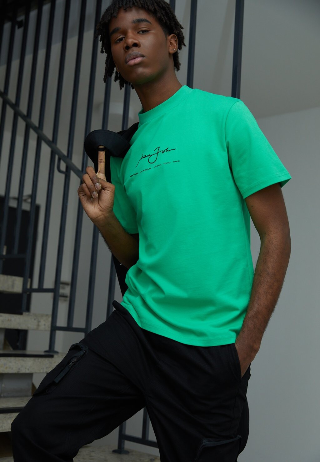

Футболка с принтом CLASSIC LOGO ESSENTIAL TEE Sean John, цвет green