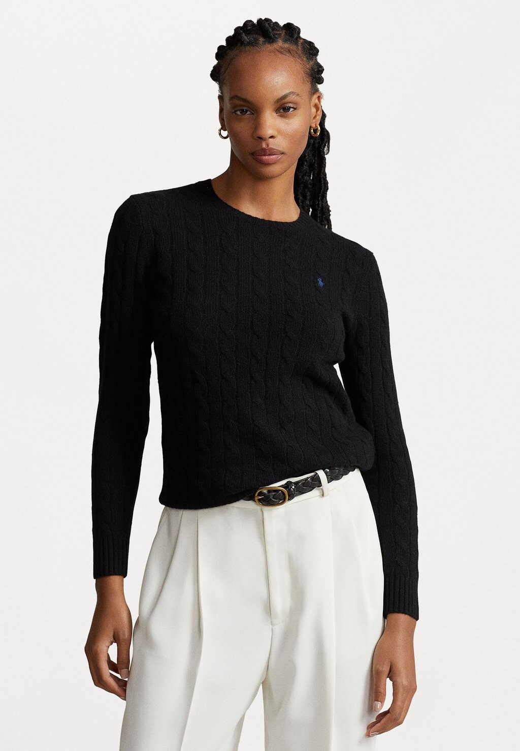 

Джемпер вязаный JULIANNA LONG SLEEVE Polo Ralph Lauren, цвет black