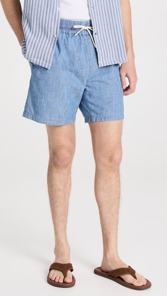 

Шорты Portuguese Flannel Chambray, синий