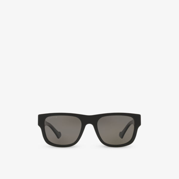 

Gc002127 gg1427s солнцезащитные очки из ацетата в квадратной оправе Gucci, черный