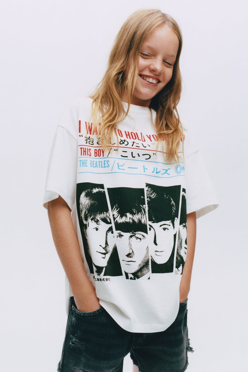 

Футболка beatles Zara, белый