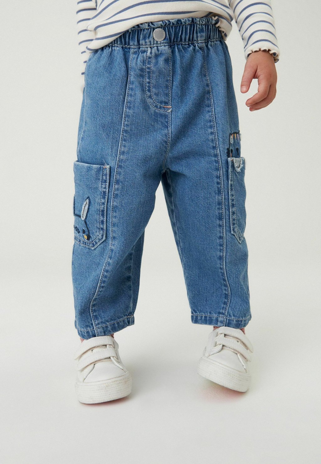 

Джинсы-сигареты Character Pocket Next, цвет mid blue denim