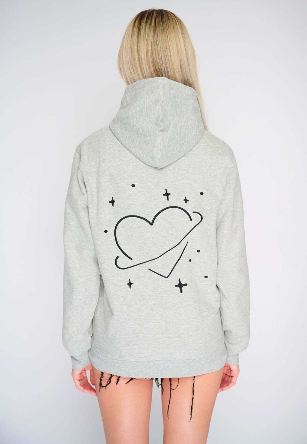 

Толстовка SATURN BACK EMBROIDERY UNISEX Mira Paris, вереск серый