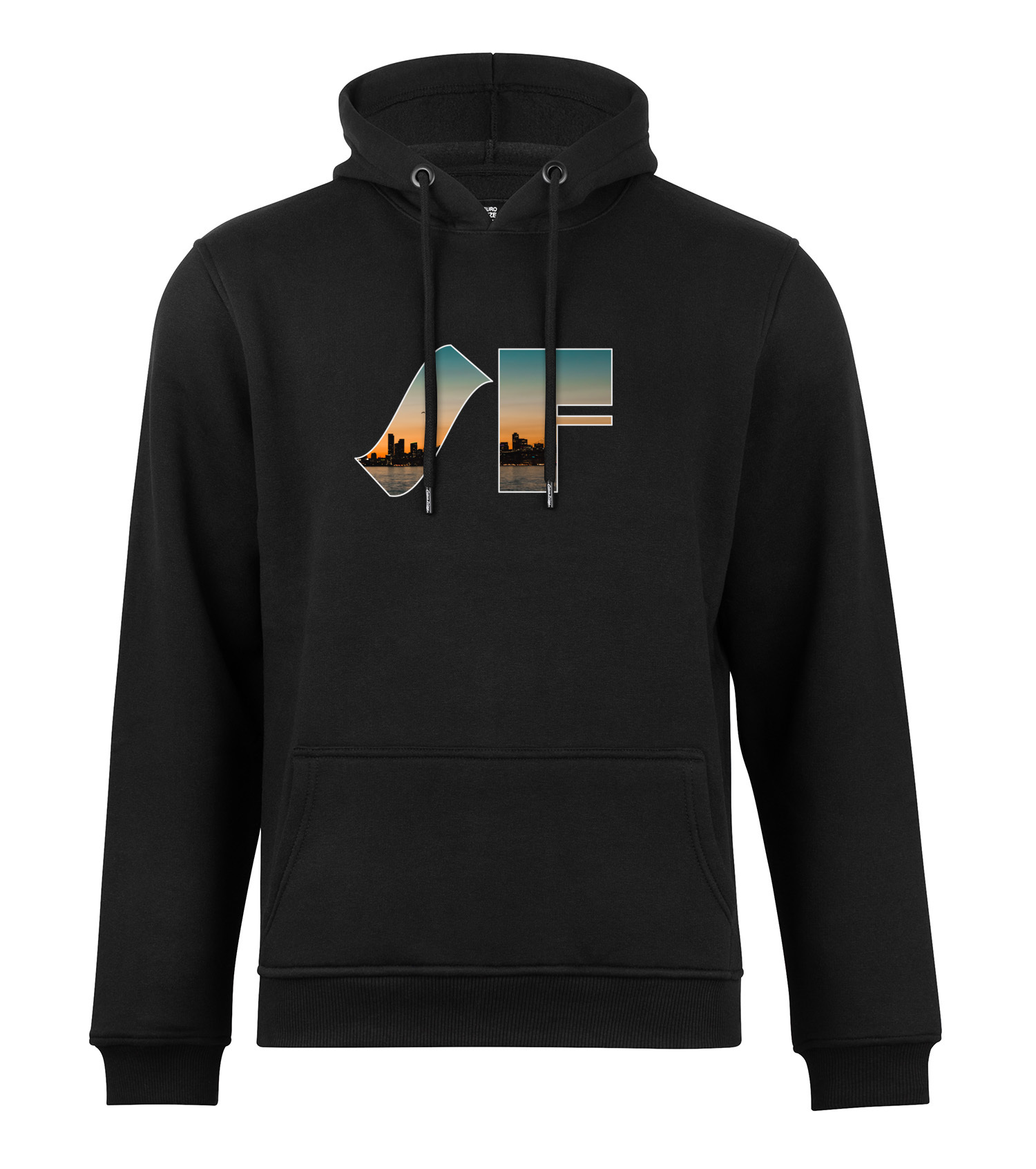 

Толстовка Cotton Prime Skyline Hoodie San Francisco Weltenbummler Kollektion, черный