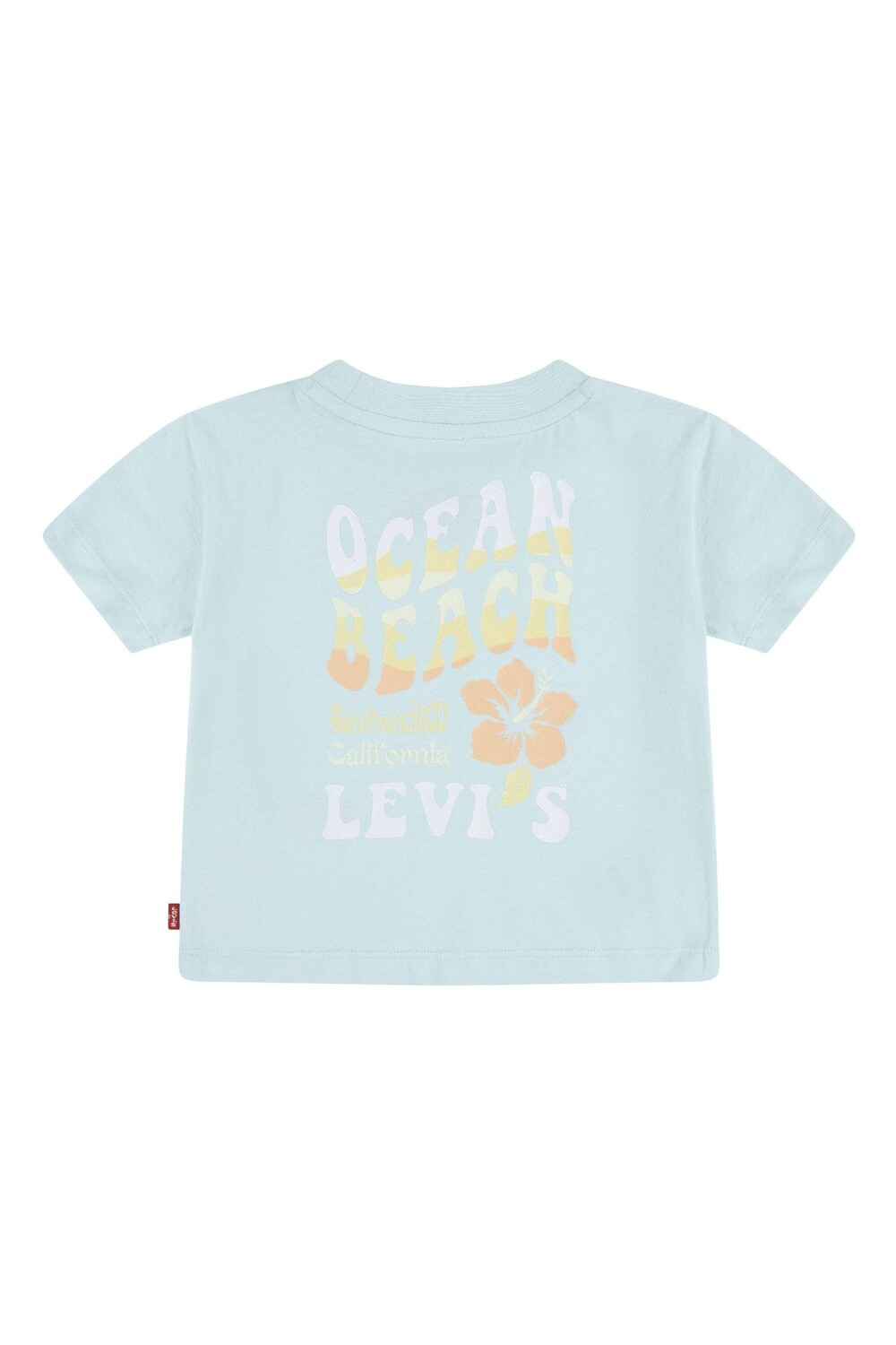 

Футболка с цветочным принтом и логотипом на спине Levi'S, синий