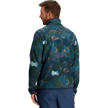 

Куртка Alpine Polartec 100 на молнии 1/2 – мужская The North Face, цвет Summit Navy Camo Texture Print