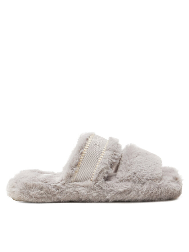 

Домашние тапочки Tommy Hilfiger Fur Basics Slipper FW0FW08343, серый