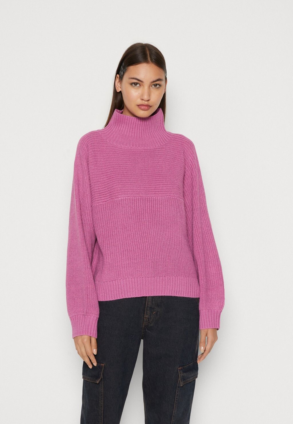 

Трикотаж Стежка Monki, фиолетовый
