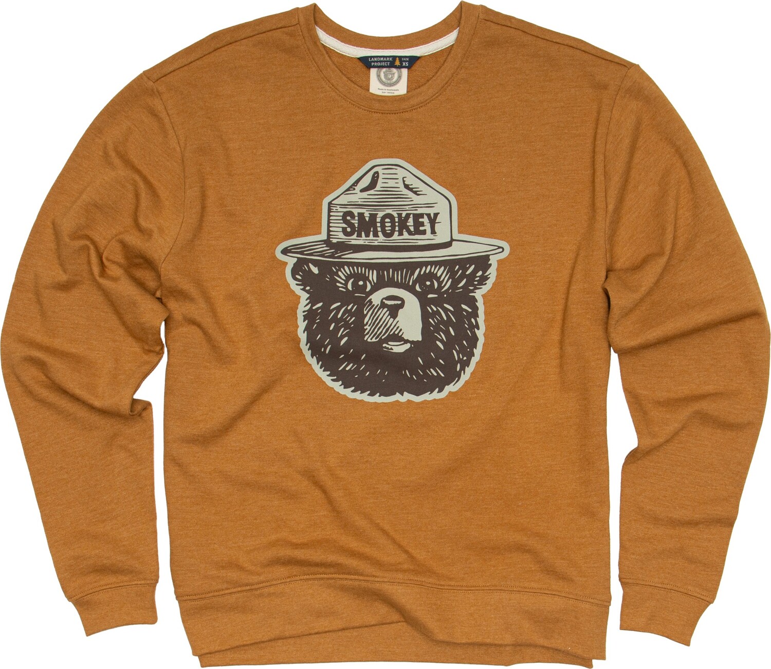 

Толстовка с логотипом Smokey The Landmark Project, коричневый