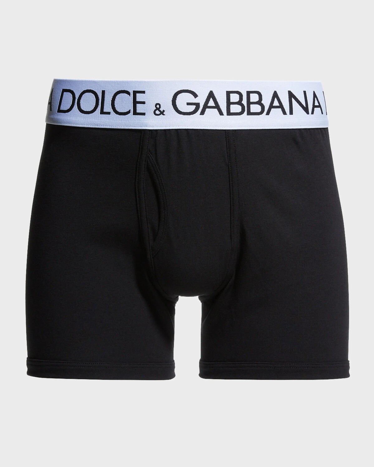 

Мужские длинные боксеры с логотипом Dolce&Gabbana, черный