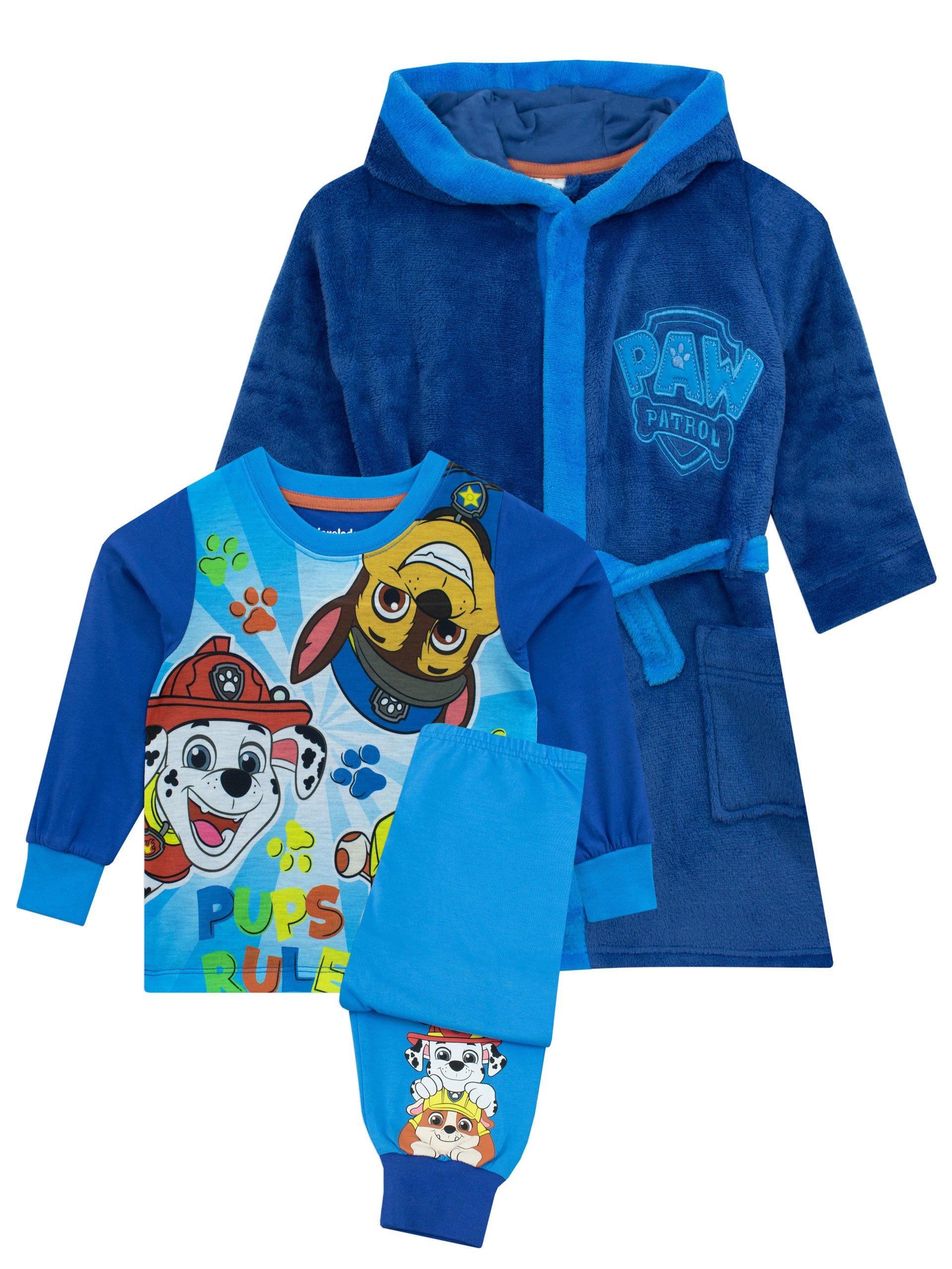 Комплект из халата и пижамы Paw Patrol, синий цена и фото