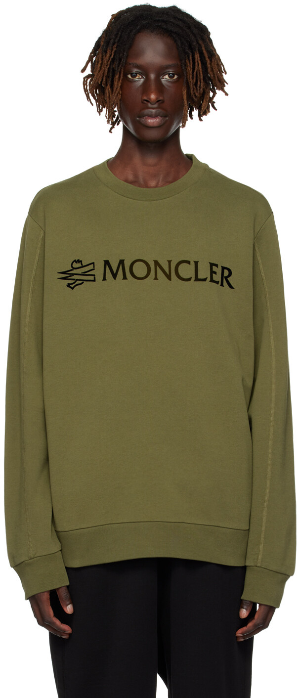 

Moncler Хаки Толстовка, стиранная в готовом виде