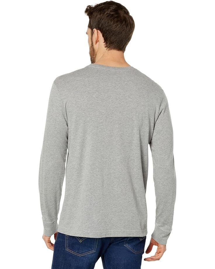 

Футболка Life is Good Grateful Leprechauns Long Sleeve Crusher Tee, цвет Heather Gray