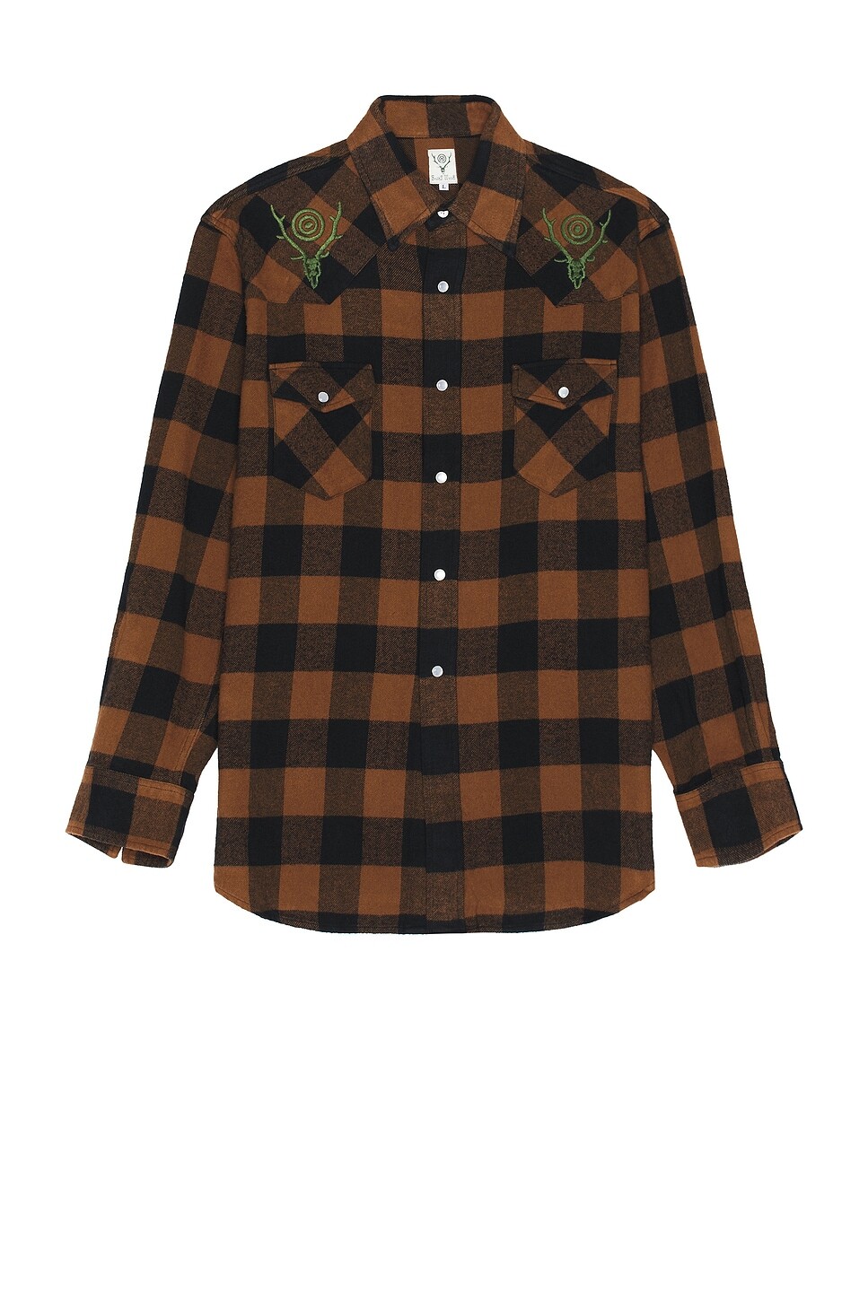 

Западная рубашка South2 West8, цвет Black & Brown