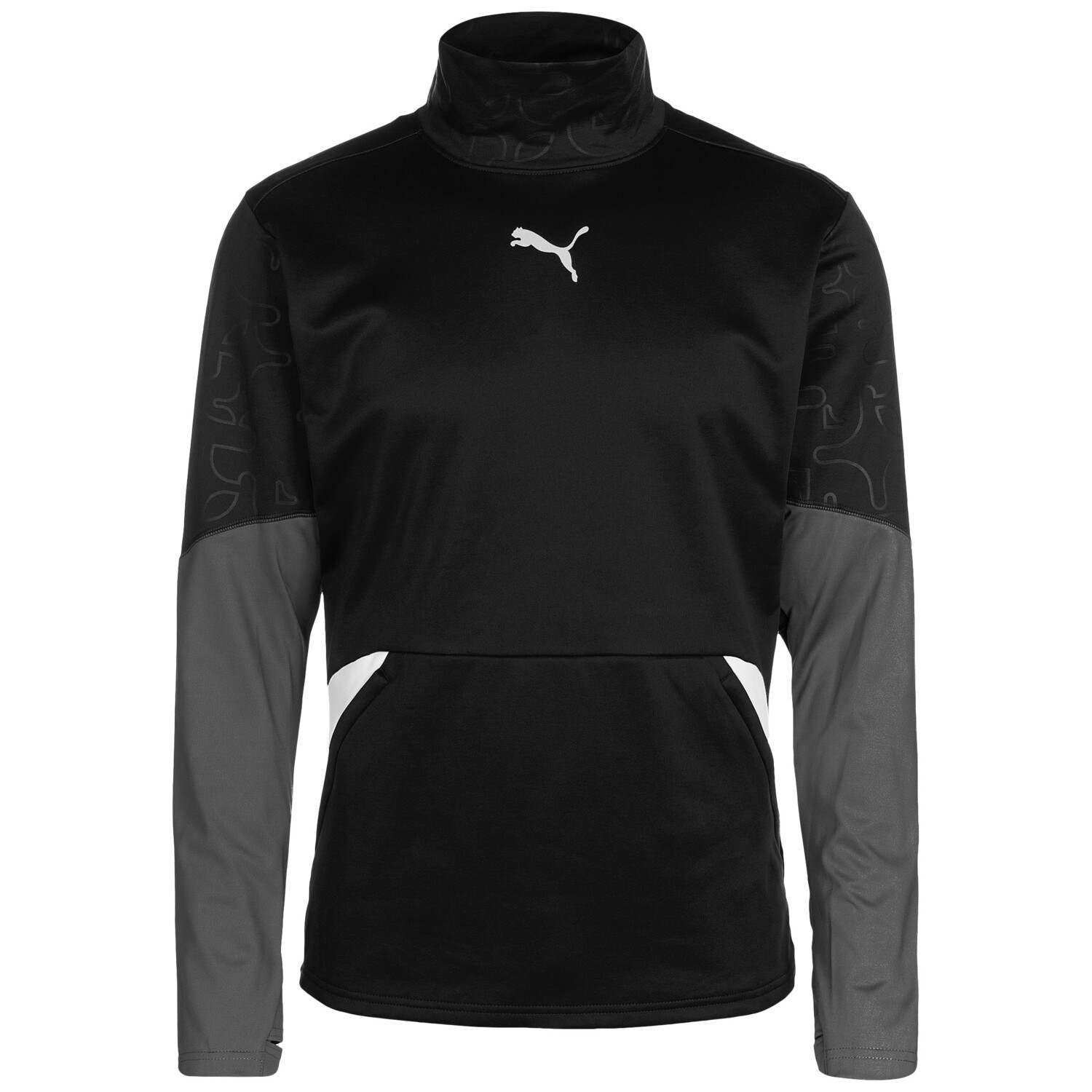

Лонгслив Puma Trainingstop Individual Winterized, черный