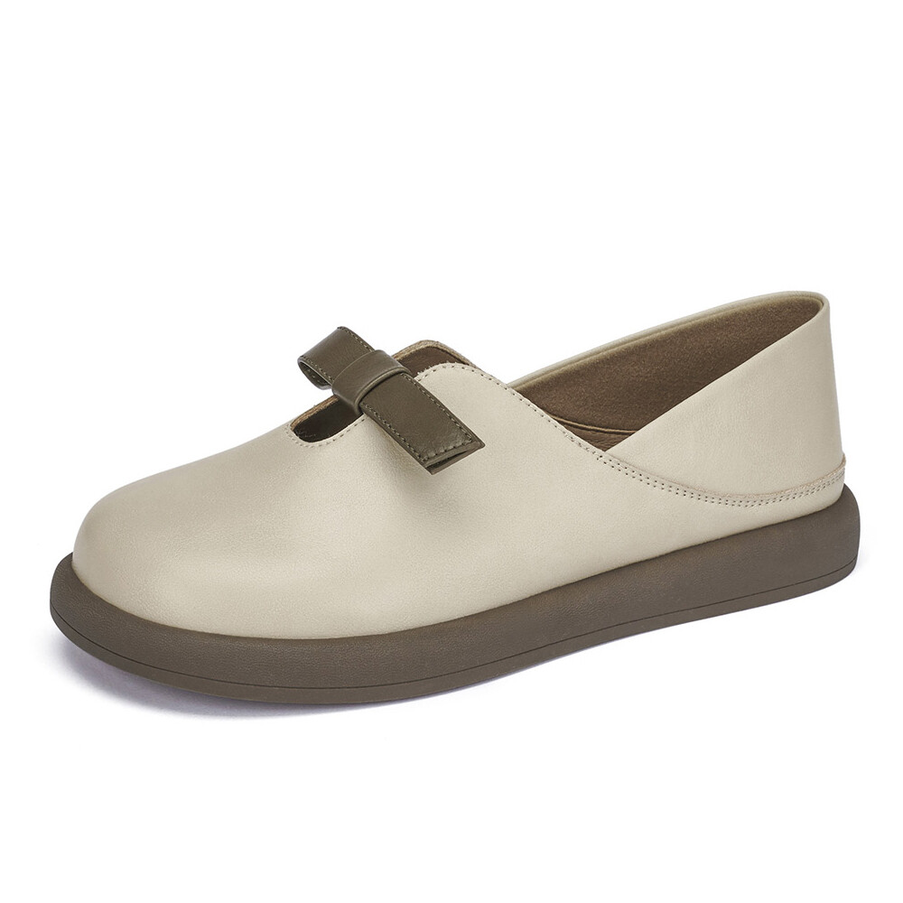 

Туфли женские повседневные Women's Casual Shoes Women's Low-Top Gemeiq, бежевый/зеленый