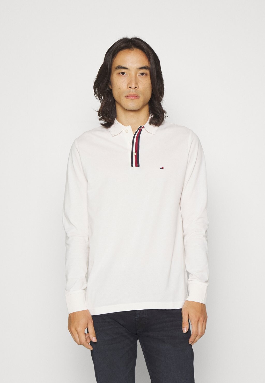 

Поло Tommy Hilfiger, старинный белый