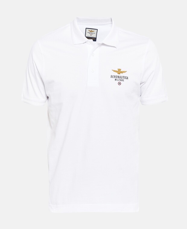 

Рубашка поло Aeronautica Militare, белый