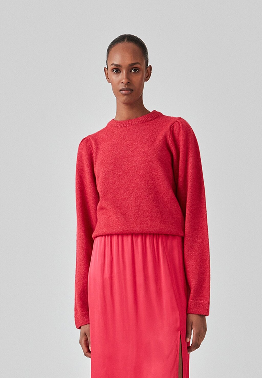 

Свитер Faro O Neck Modström, цвет virtual pink