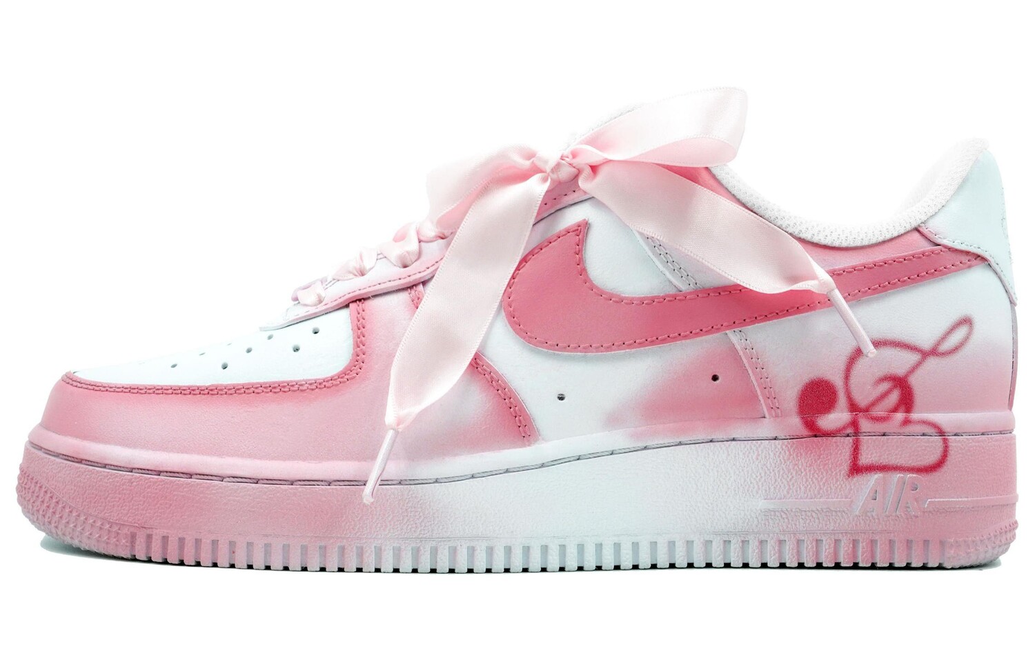 

Кроссовки для скейтбординга Air Force 1 женские, низкие, белый Nike